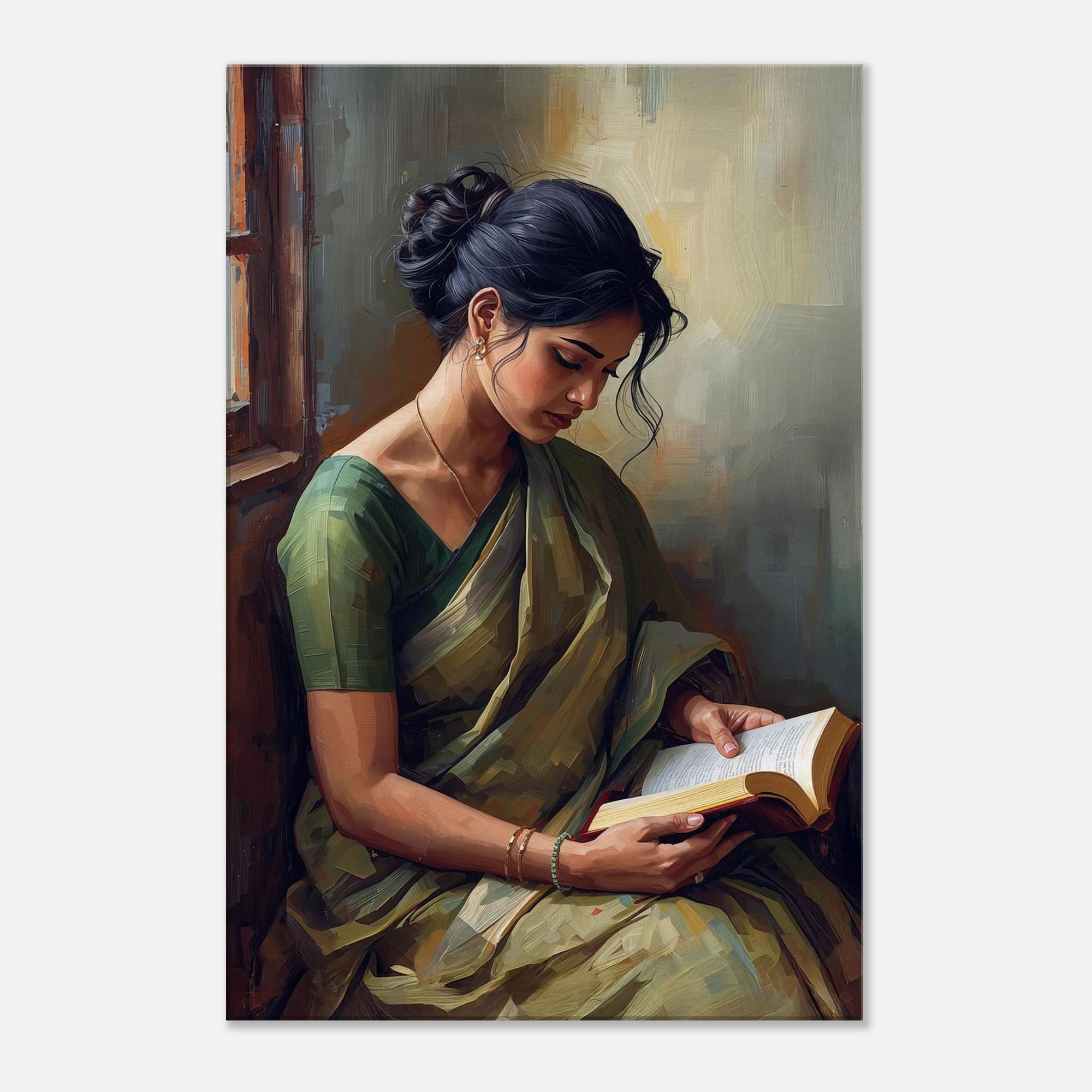 キャンバス プリントアート 本を読む人 額付き 絵画 インテリア 公認販売店