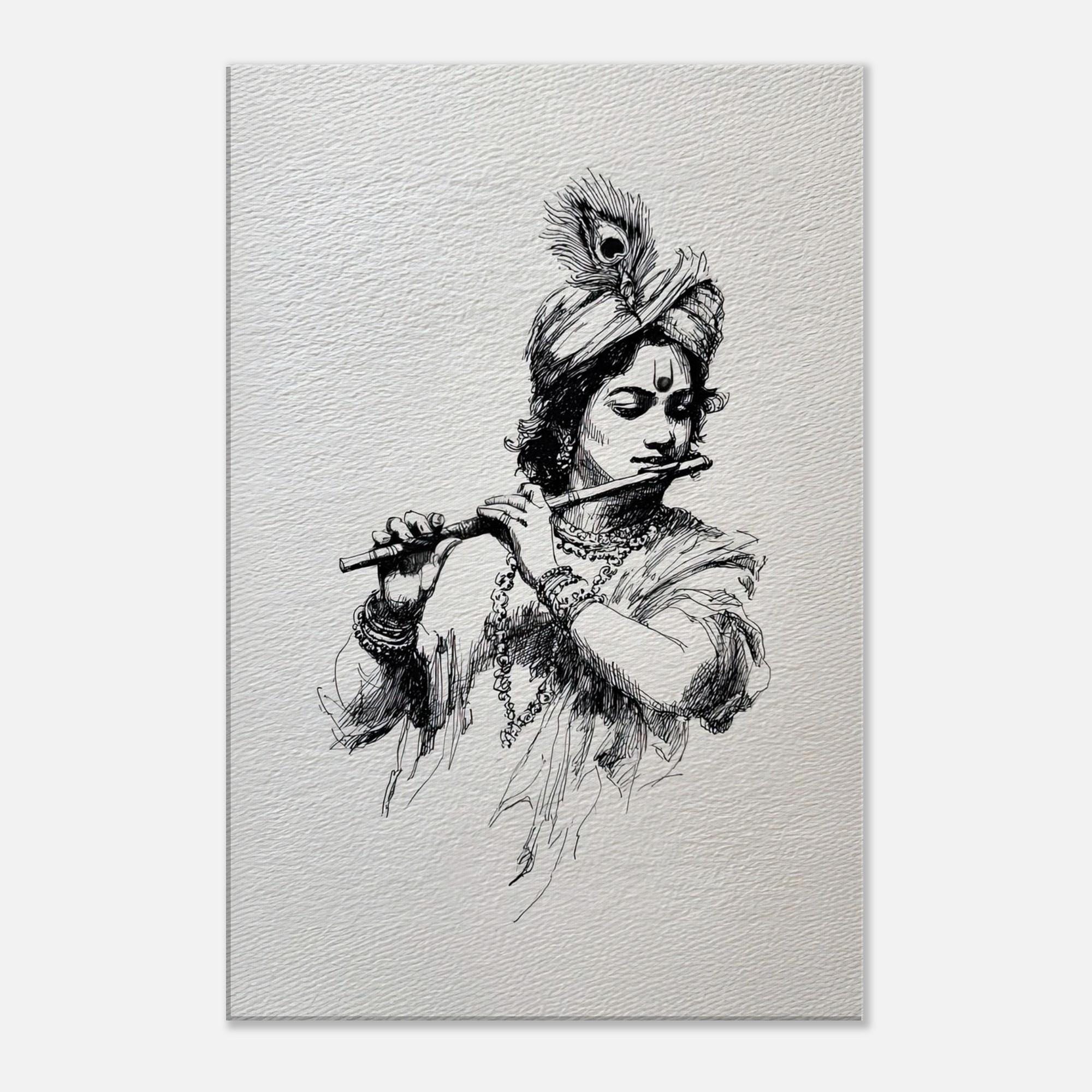 Krishna Bhagwan Sketching Buy Krishna Sketch Online In India India