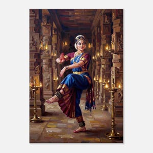 princess polly baby blue dress A woman in a blue dress is dancing kathak main image 1