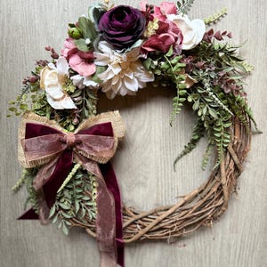 Pastel Petals Wreath