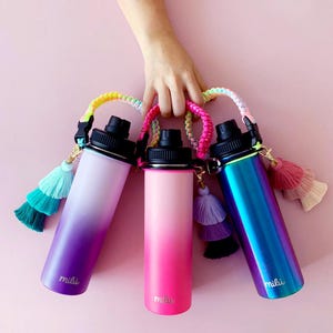 THERMOS + HOLDER + TASSEL