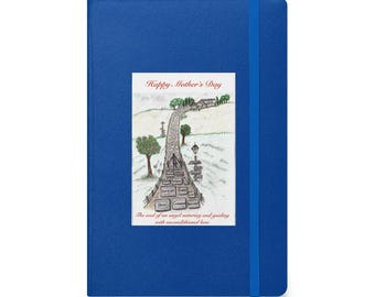 Regalo del Día de la Madre - Cuaderno espiral - Dibujado a mano