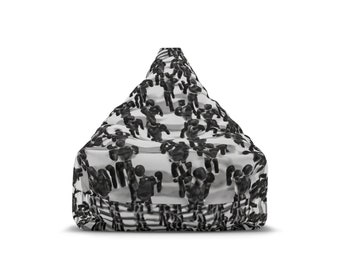 Easy Find Pin Men Design Bean Bag Chair Cover