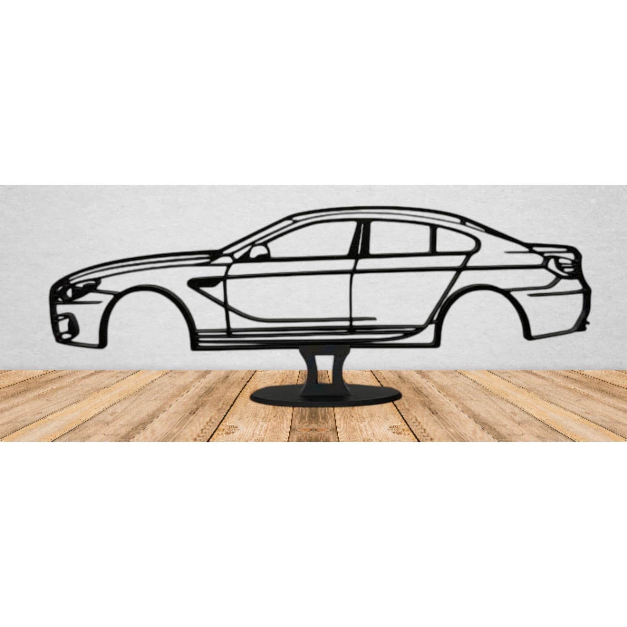 2001-2006 E46 M3 Silhouette murale ou décoration de bureau, 2001, 2002, 2003, 2004, 2005, 2006 #0010