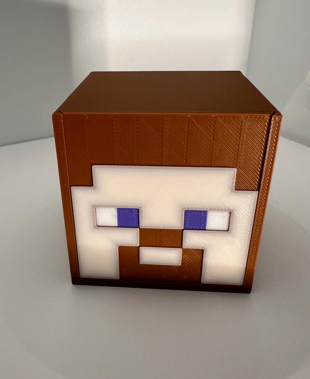 Steve Cubed Minecraft Steve Hidden Compartment Cube. It Contains a Secret Storage ...