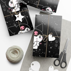 Hello Kitty Wrapping Paper Kuromi Christmas Wrap Sanrio - Etsy