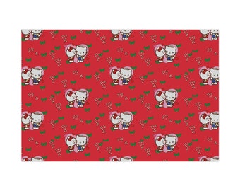 Hello Kitty Wrapping Paper Kuromi Christmas Wrap Sanrio - Etsy