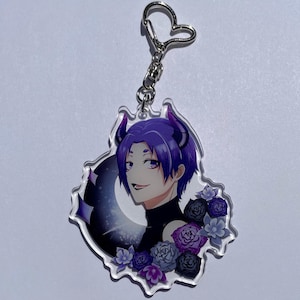 Blue Lock Anime Reo Mikage Devil Acrylic Keychain Charm