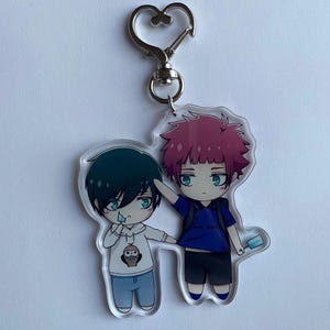 Blue Lock Rin and Sae Itoshi Acrylic Standee / Keychain