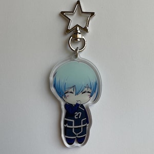 Blue Lock Anime Hiori Yo Acrylic Keychain Charm