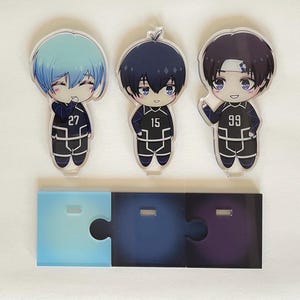 Blue Lock Hiori Isagi and Nanase Acrylic Standees