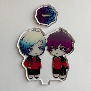 Blue Lock Michael Kaiser and Alexis Ness Acrylic Standee