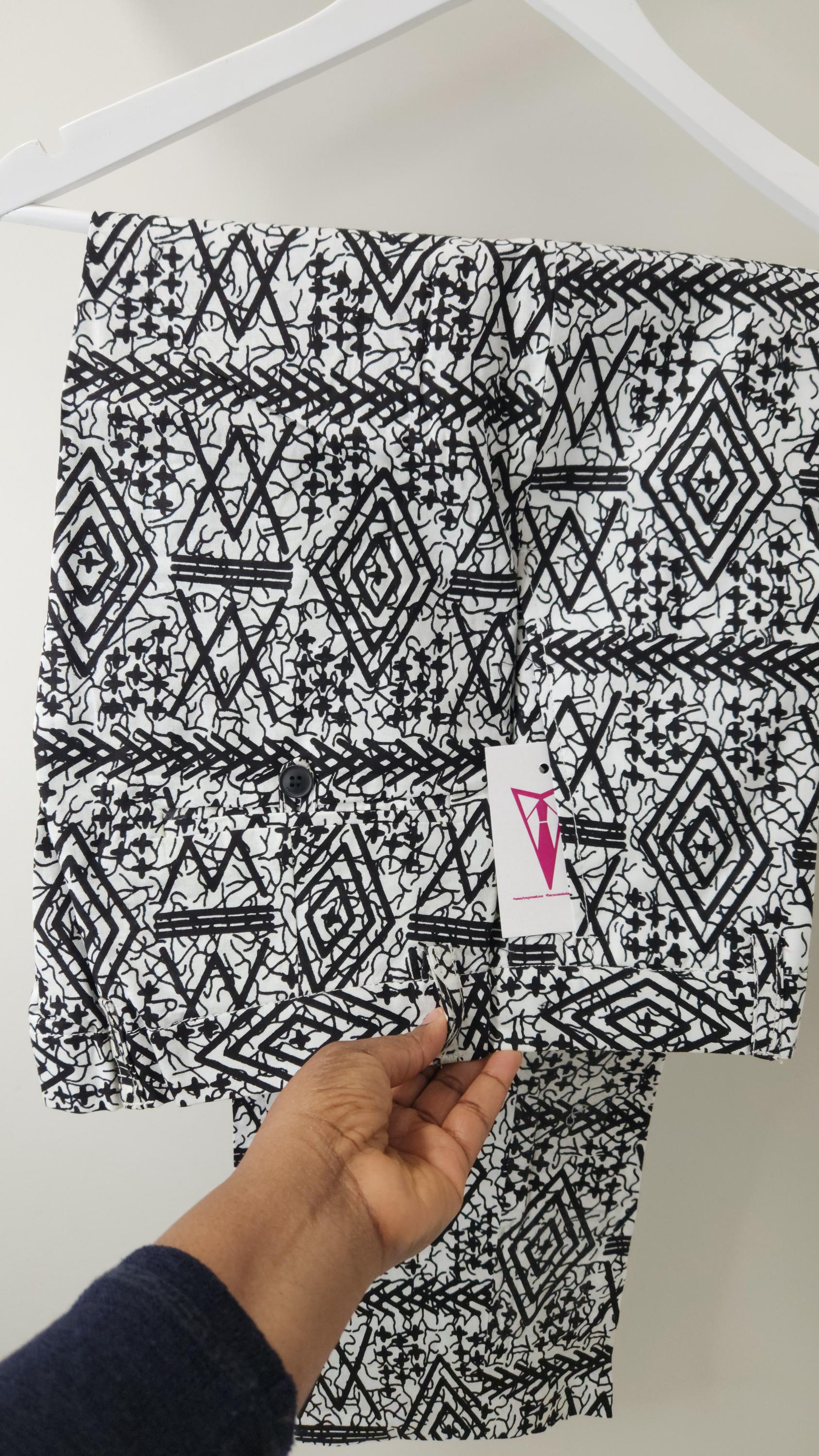 Ethnic Print Pants Set