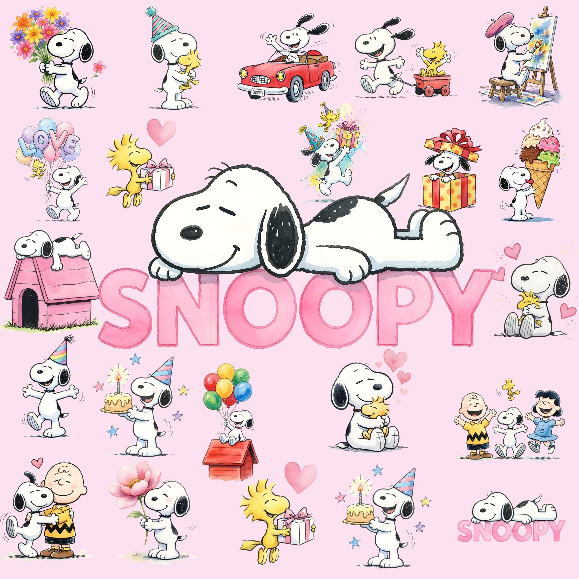 Vintage Snoopy Banner - Etsy Canada
