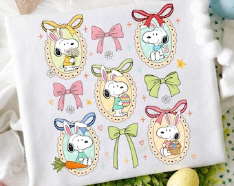 Snoopy Easter PNG , Easter Beagle Clipart, Snoopy Easter Eggs, Peanuts Easter PNG, Spring Holiday Digital Download