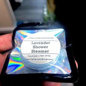 Lavender scented shower steamer