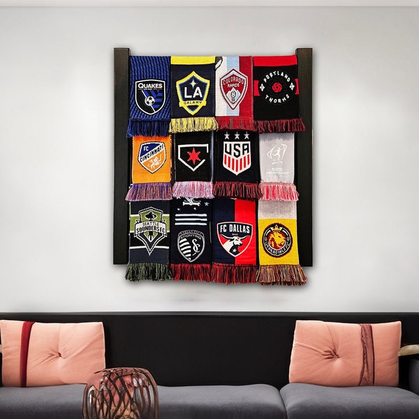 Soccer / Sports Scarf Display Rack