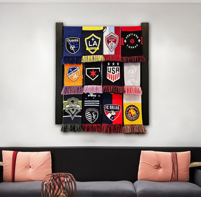 Soccer / Sports Scarf Display Rack
