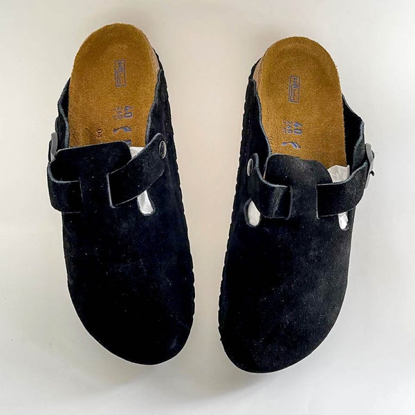 Birkenstock Boston slippers Comfortable Black slippers | Soft slippers | Fashion slippers | Birkenstock | Black slippers