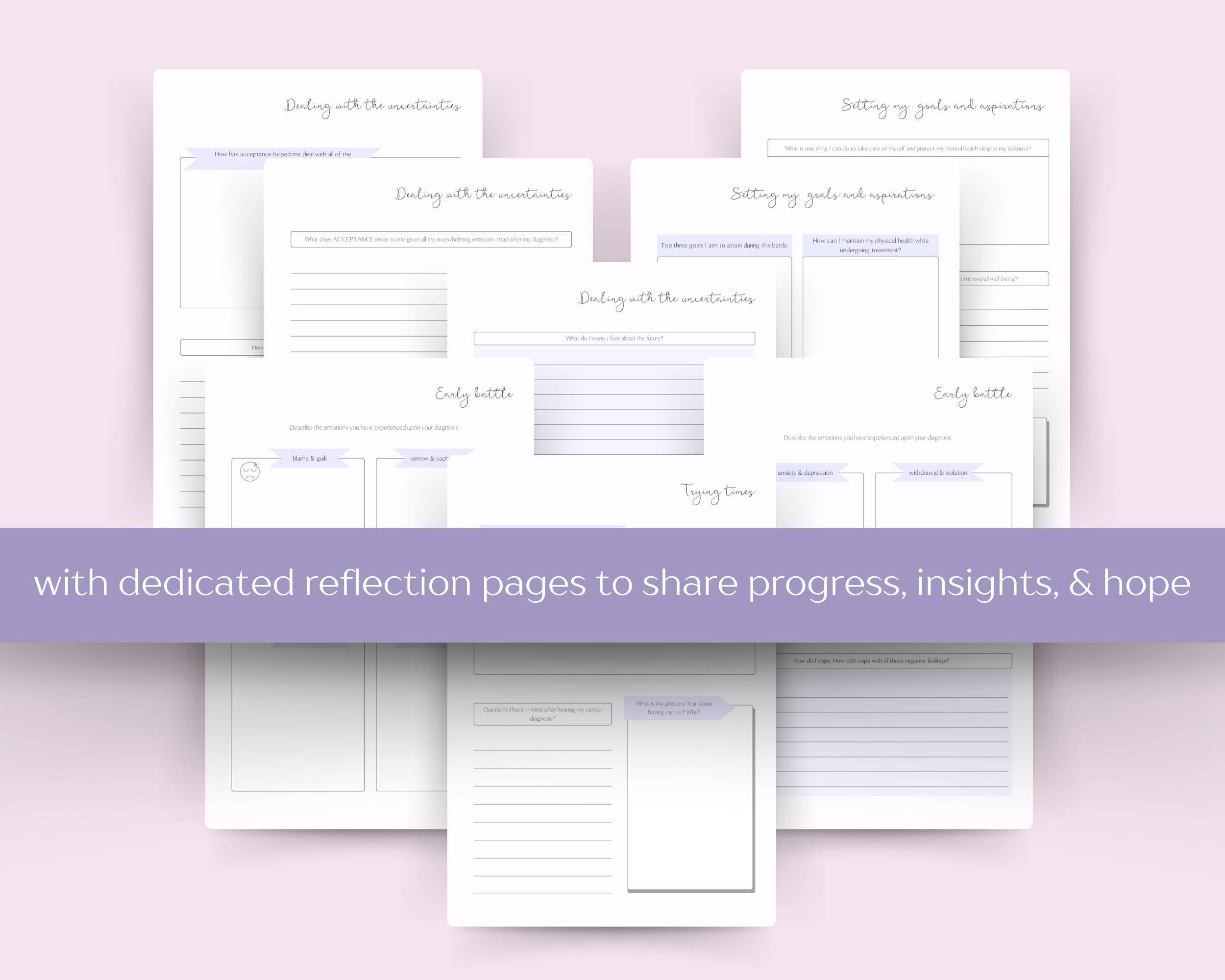 Cancer Journey Printable Journal | Self-care, Chemo Tracker (digital ...