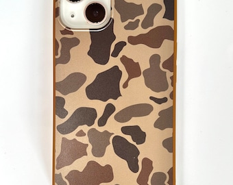 iPhone Case, Vintage Camo iPhone Case, Camo Phone Case, Hunting Phone Case, iPhone 12,13,14,15 Cases, Old School Camo