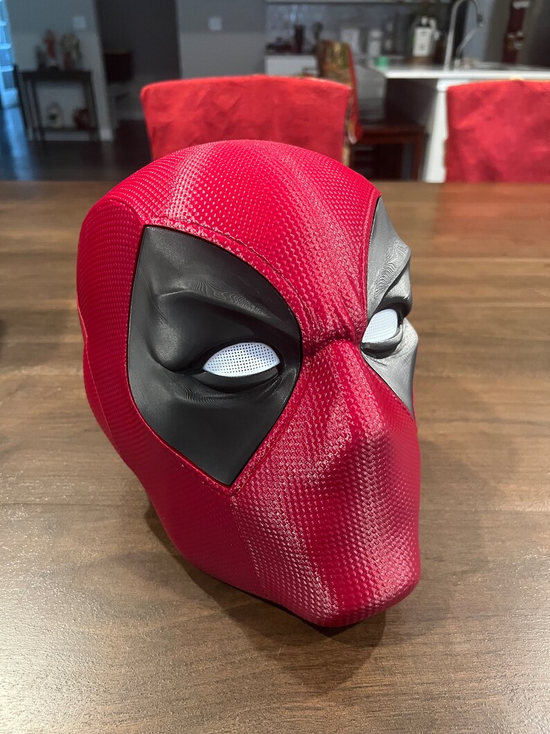 Cosplay 3d Printed Deadpool Comic Influenced Mask Etsy