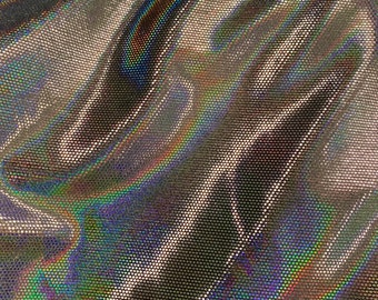 NEW FABRIC :) - Black Holographic Pashmina (version 2)