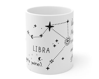 Libra Zodiac Mug: Cheeky Star Sign Gift