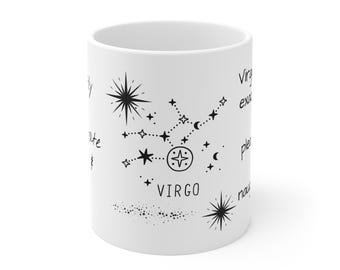 Virgo Zodiac Mug Funny & Sexy Astrology Gift Perfect Virgo Birthday Present  Cheeky Virgo Coffee Mug Gift ideas