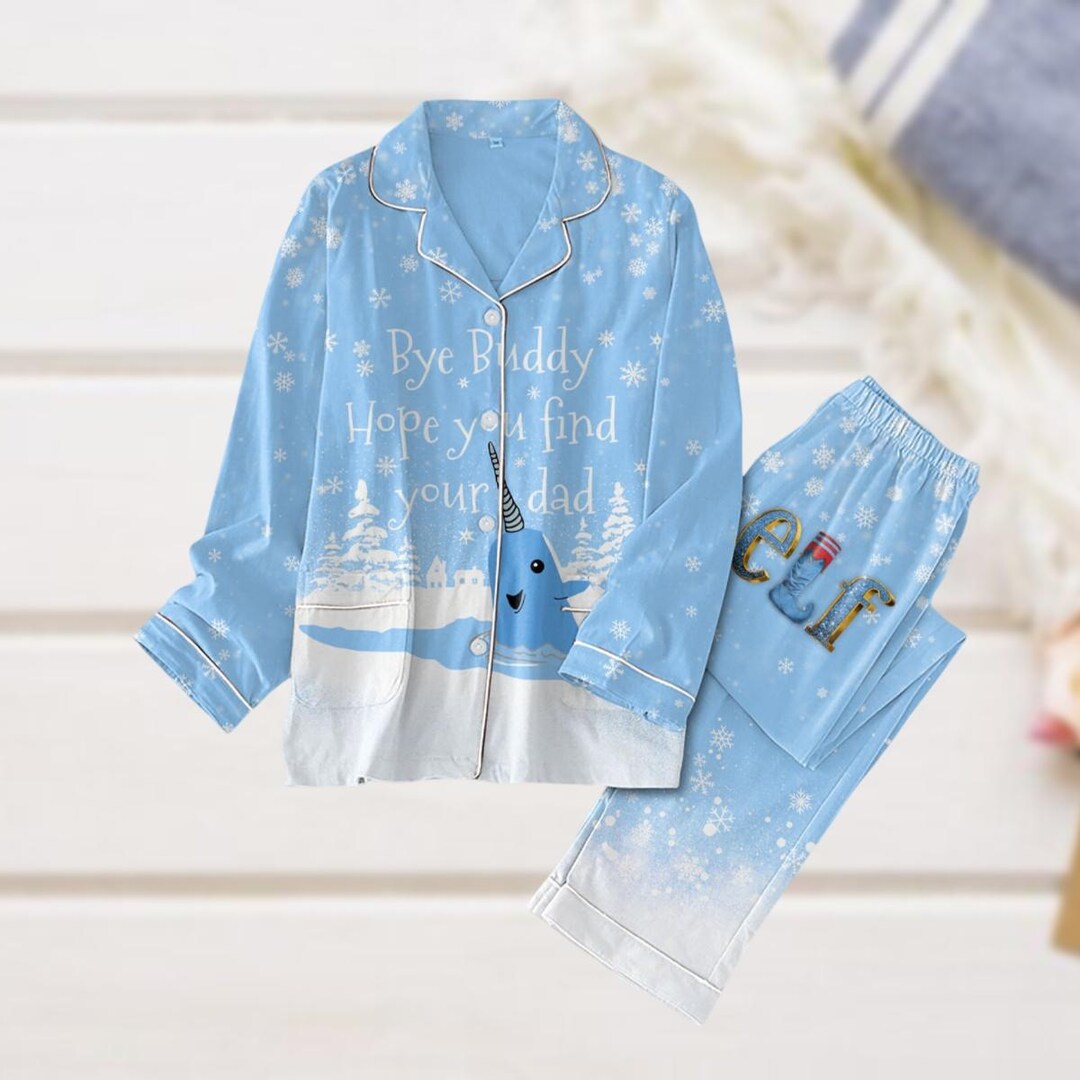 Very Elf Pyjamas Buddy the Elf Pajamas Set, Elf Christmas Pajamas, Xmas Classic Movie Pj ...
