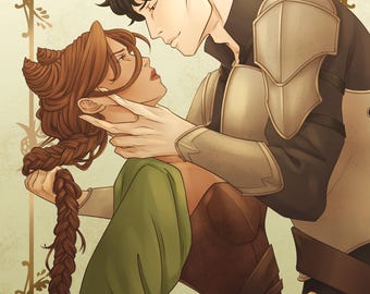 The Cruel Prince by Holly Black | The Folk of the Air | 5" x 7" Print | Fan Art