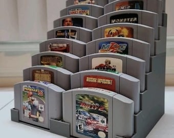 Nintendo 64, N64 16 Game Cartridge Display Stand