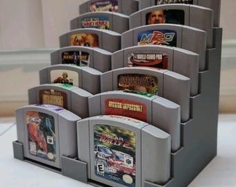 Nintendo 64, N64 14 Game Cartridge Display Stand