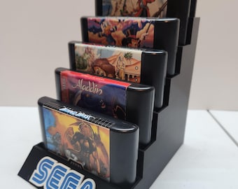 SEGA Genesis 6 Game Cartridge Display Stand (Logo)