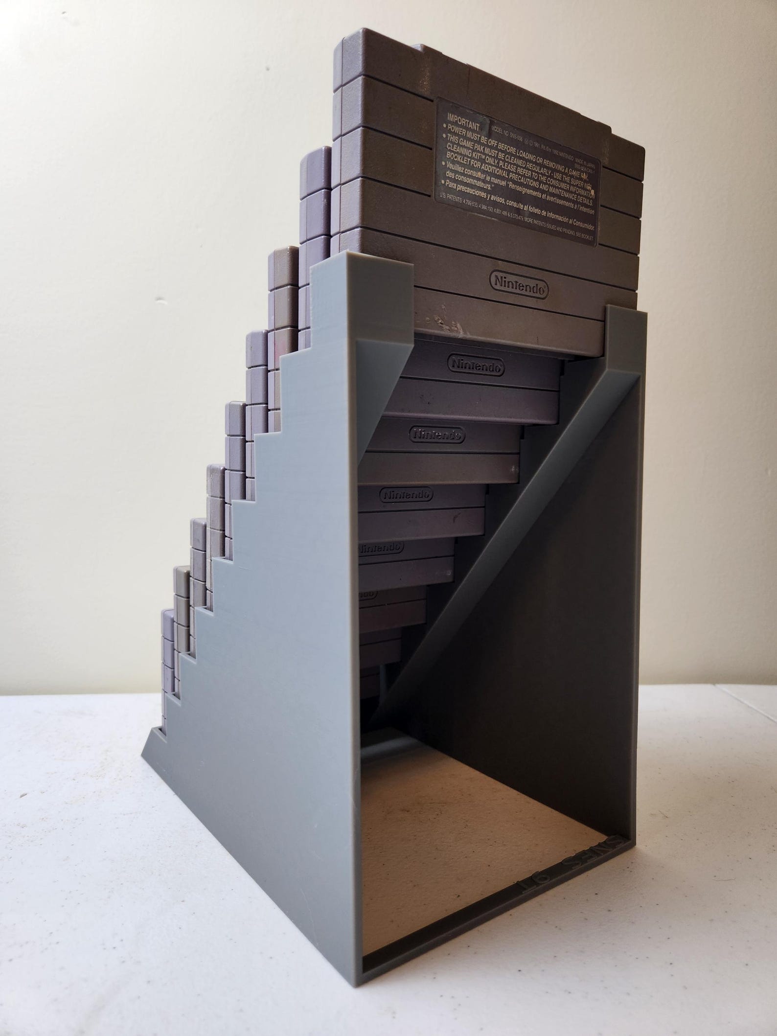 Nintendo SNES 9 Cartridge Display Stand, 3D Printed - Etsy