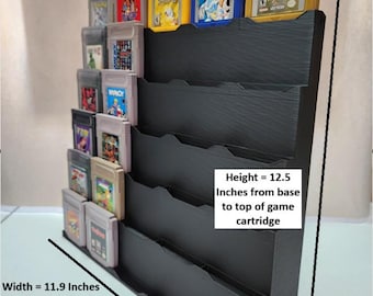 Nintendo Gameboy / Gameboy Color Cartridge Display Stand / Holds 30 Cartridges