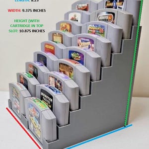 Nintendo 64, N64 18 Game Cartridge Display Stand