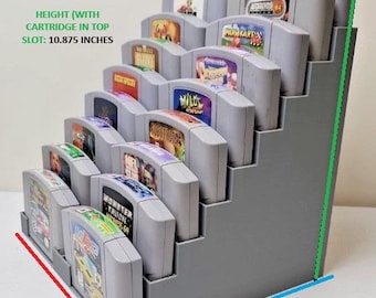 Nintendo 64, N64 18 Game Cartridge Display Stand