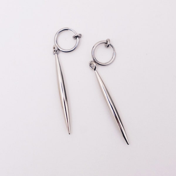 Fate Cu Chulainn earrings, non-piercing earclips, silver-plated