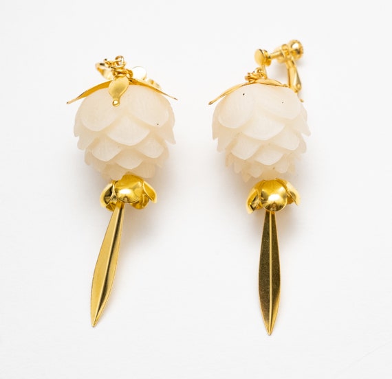 Zelda Earrings, Non-piercing Ear Clips, Gold-plated Copper