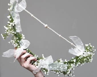 帽子 Meadow Flower crown 帽子 Meadow Flower crown 即納】Cotton with Pompom Crown