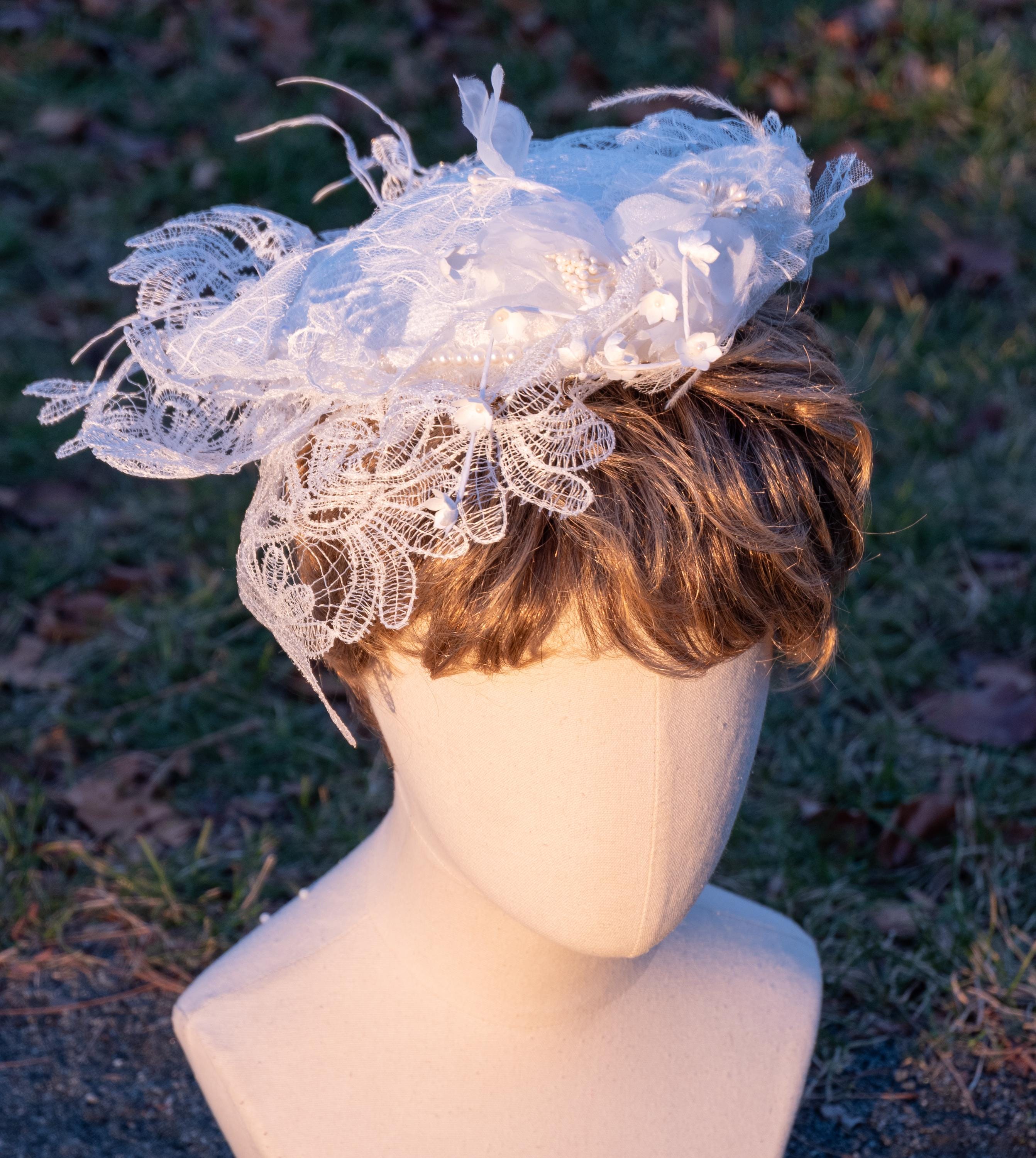 80s Wedding Hat - Etsy display picture 3