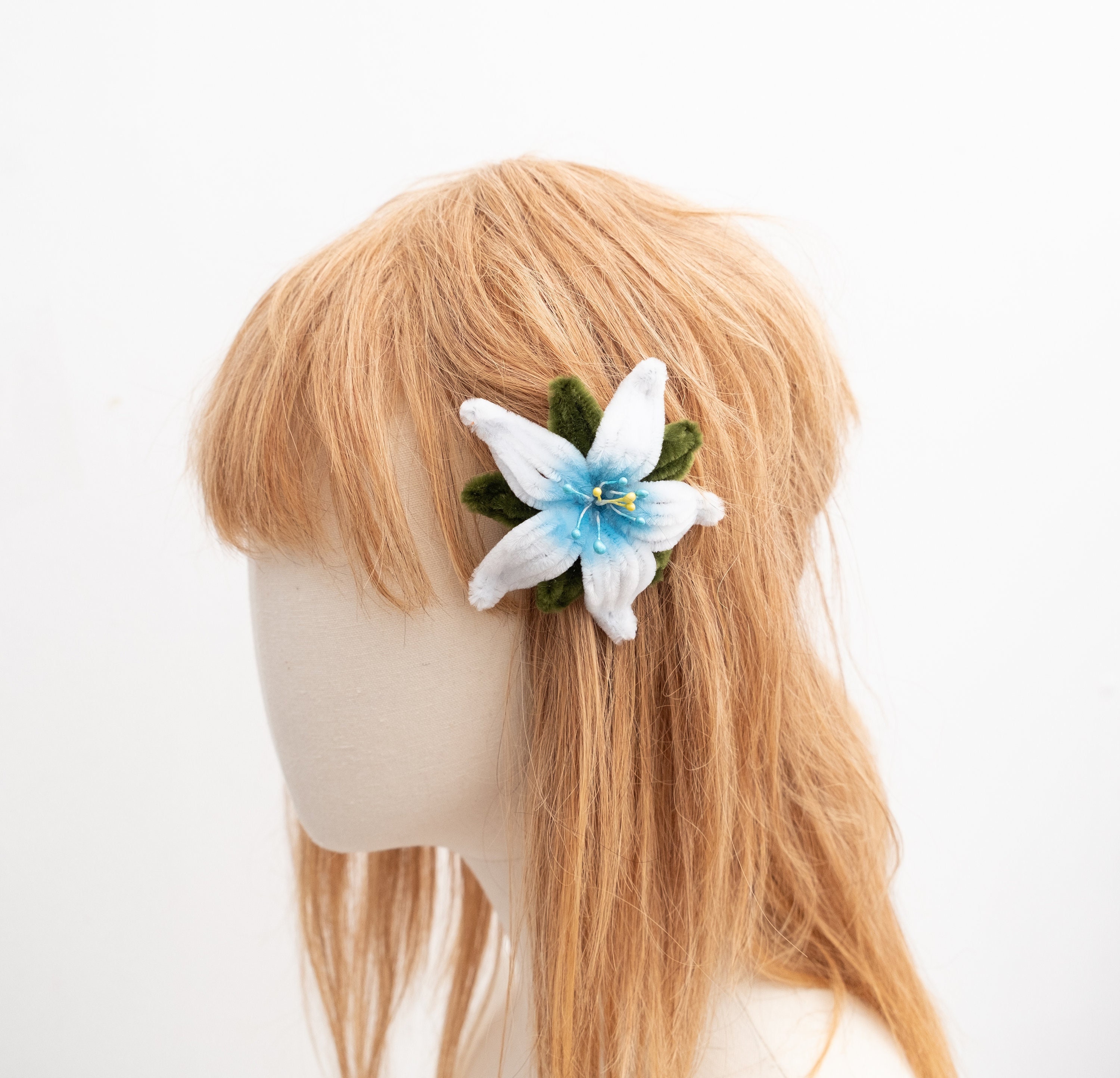 Zelda Silent Princess, flower hair clip, made of twist sticks
