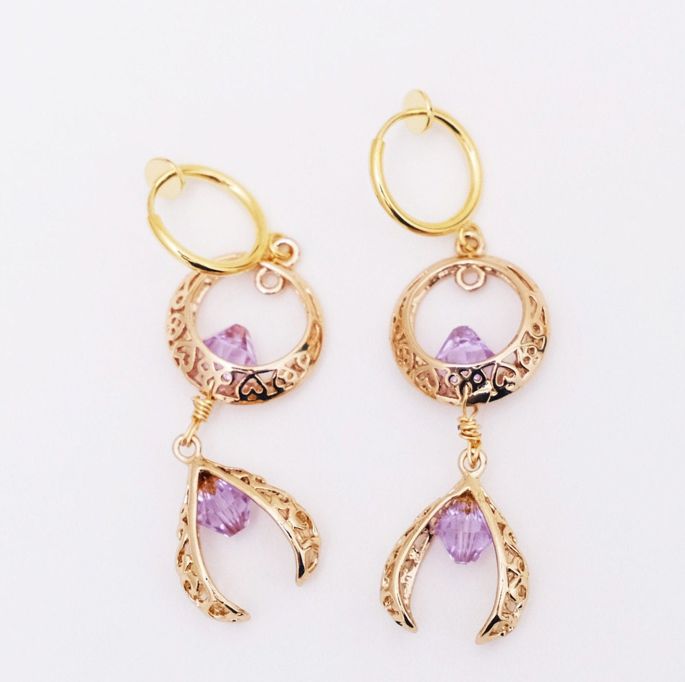 Fate Gilgamesh Earrings, Non-piercing Ear Clips, Headband