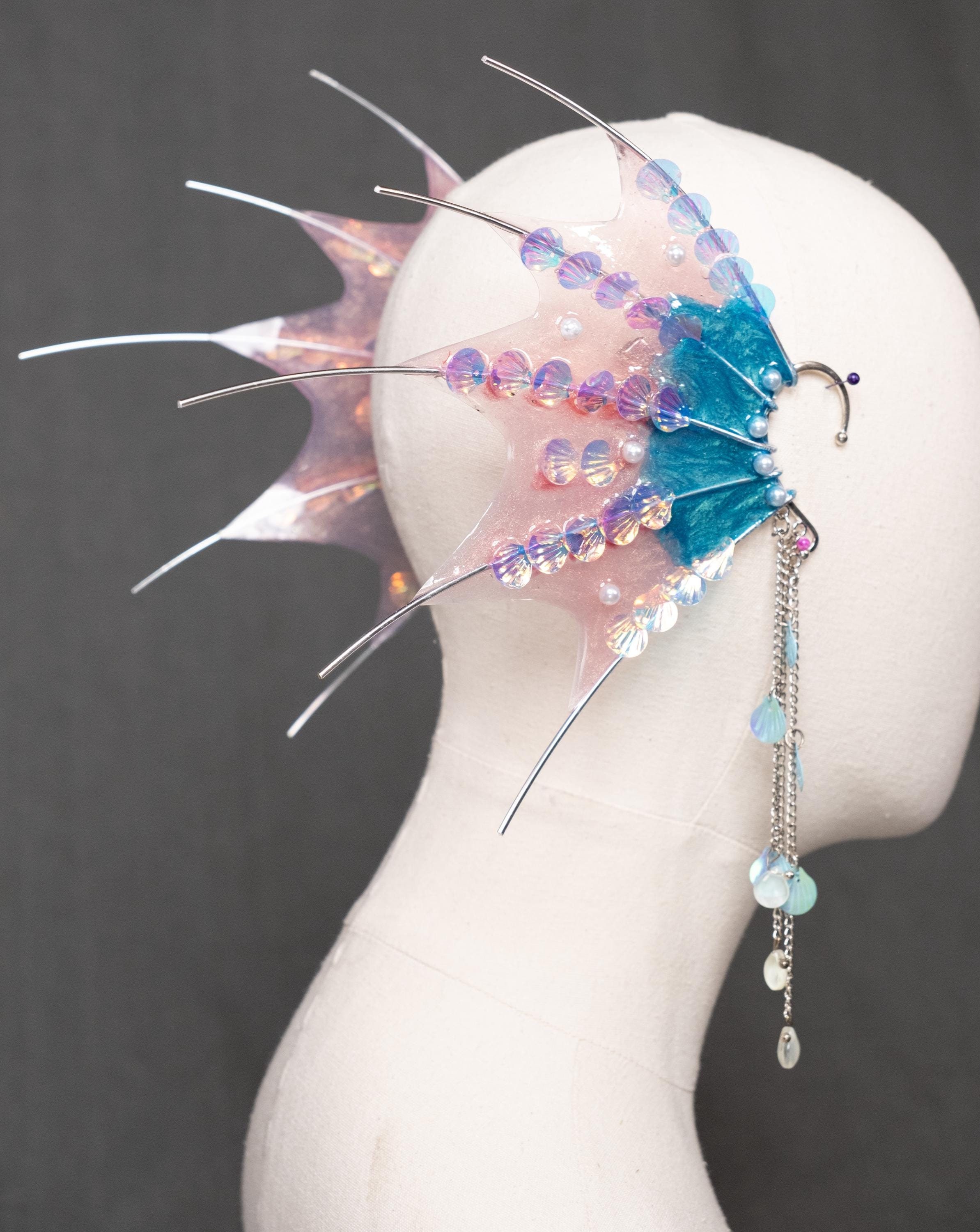 fish fin headpiece