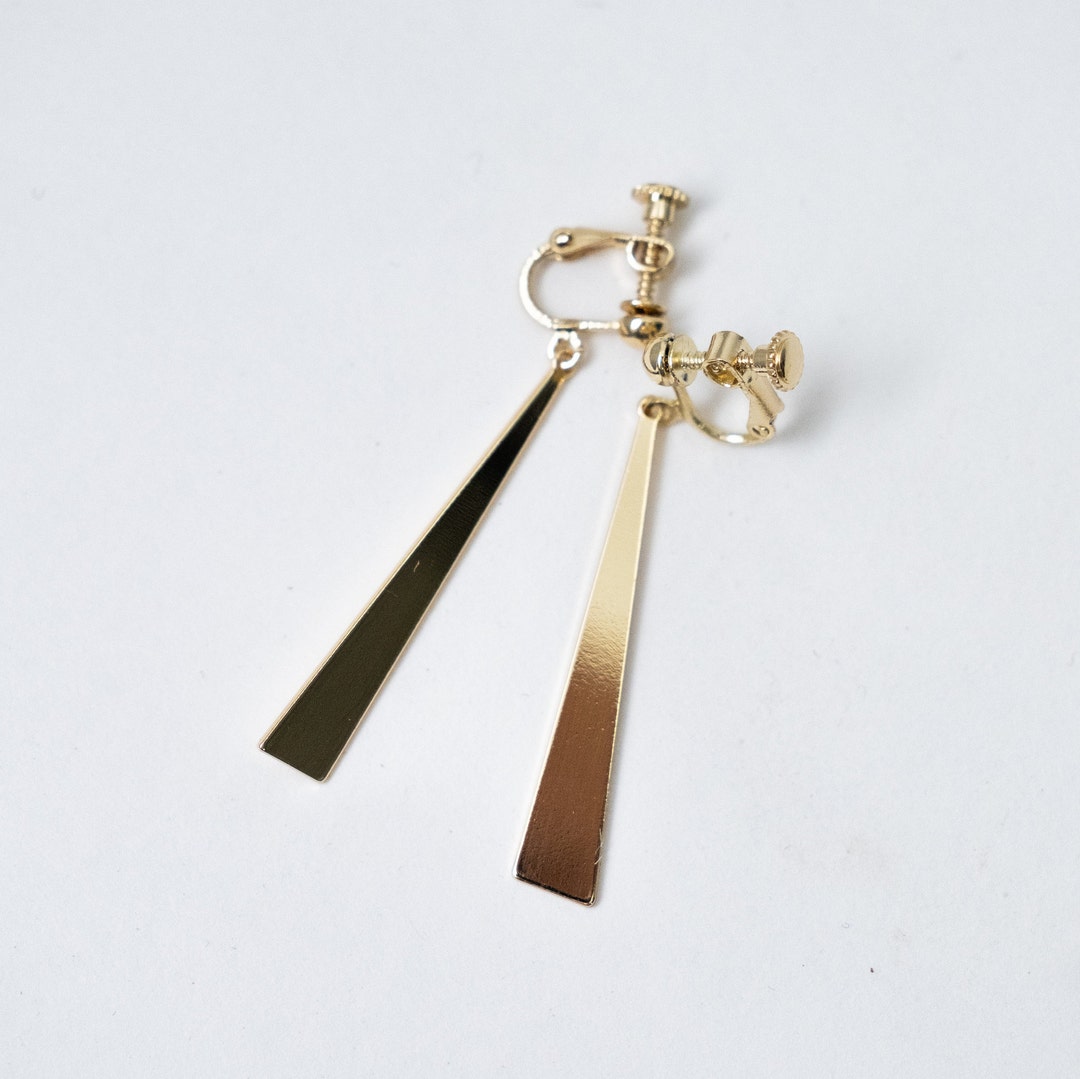 Fate Ramesses II Earrings, Non-piercing Ear Clips, Gold-plated Copper ...