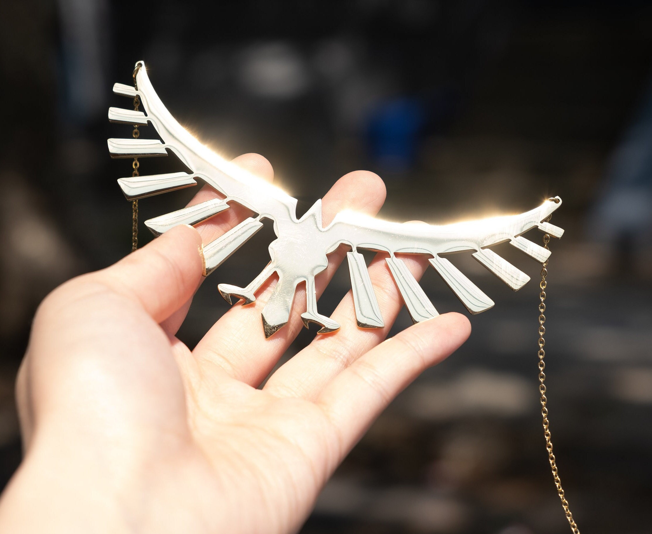 Zelda Cosplay Necklace, Eagle, Gold-plated Copper, Gift for Her - Etsy