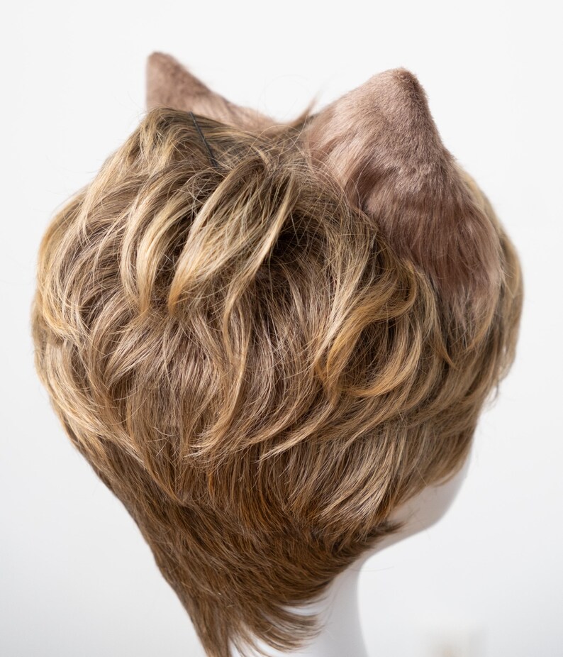 Brown Dog Ears, Jackal Ears, Brown Cat Ears, Cosplay Anime Headwear