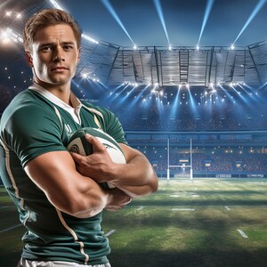 60 Rugby Stadium-themed Images for Sports Photo Backgrounds, Featuring ...