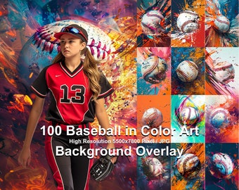 Fondos de béisbol: 100 imágenes deportivas coloridas (descarga digital)